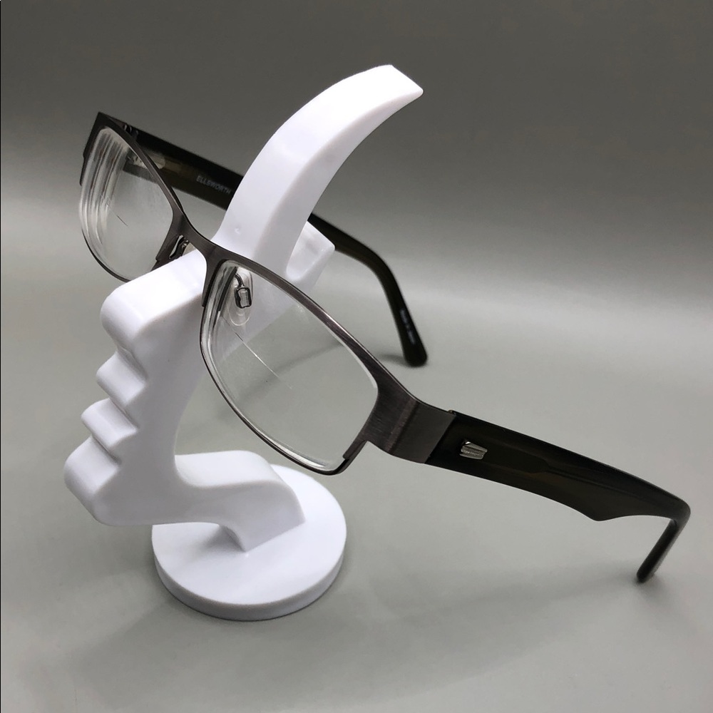 Randolph Ellsworth Silver Brown Rectangular Eyeglasses Frame 51-18 140 Japan